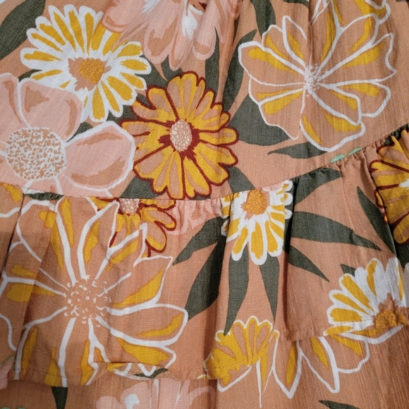 ROXY Floral Tiered Skirt - Multicolor - Picture 3 of 8